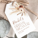 Bridal Shower Boho Floral Gift Tags for Favors<br><div class="desc">Beige Boho Bridal Shower Favour Gift Tags. This beige pampas grass floral design is the perfect theme for your boho style Bridal Shower. Matching items available.</div>