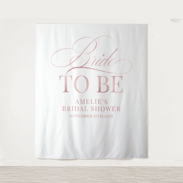 Bridal shower Bride to Be backdrop (Front)