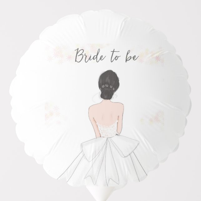 bridal shower, Bride to be,  Balloon (Front)