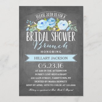 Bridal Shower Brunch | Bridal Shower Invitation by NBpaperco at Zazzle