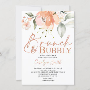 Bridal Shower Brunch & Bubbly Invitation