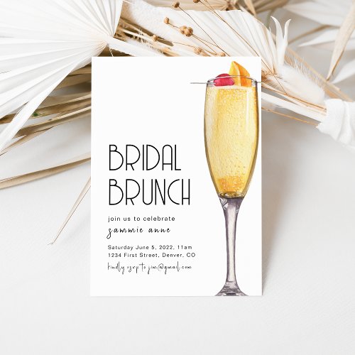 Bridal Shower Brunch Party Invitation Template