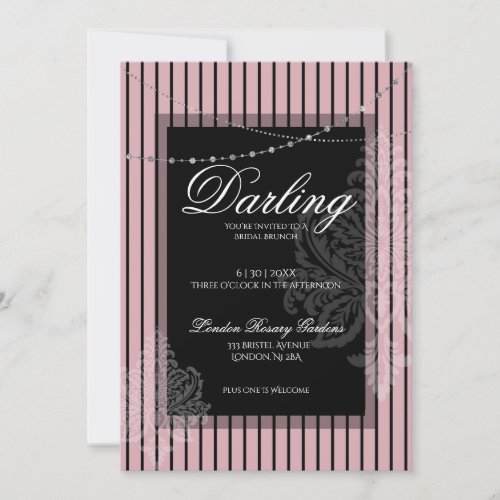  Bridal shower brunch with the bride Invitation