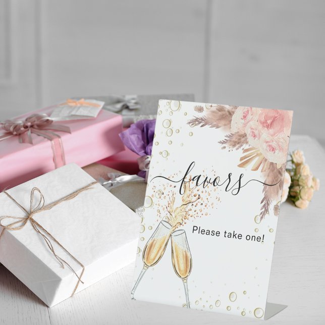 Bridal Shower bubbly brunch favor sign (Creator Uploaded)