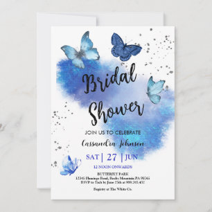 Bridal Shower Butterfly Invite