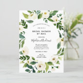 Bridal Shower by Mail Greenery invitation (Standing Front)