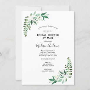 Bridal Shower by Mail Greenery invitation