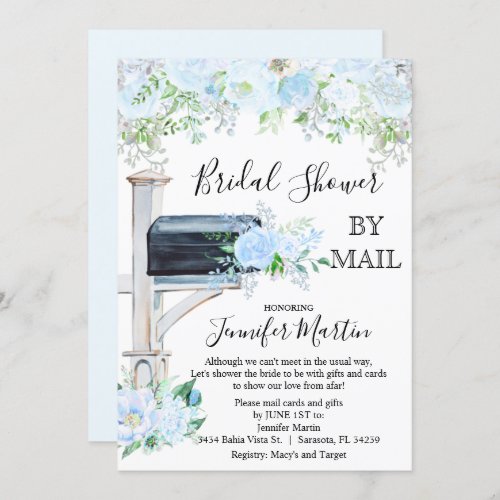 Bridal Shower by Mail Invitation