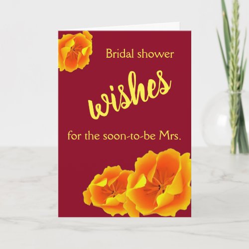 Bridal Shower Card