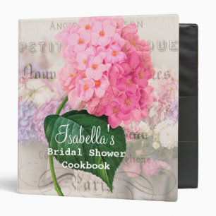 Bridal Shower Cookbook Ring Avery Binder