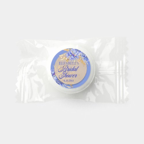 Bridal Shower _ Cornflower Blue Wildflowers Floral Life Saver Mints