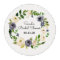 Bridal Shower Cupcake Topper Custom Blue Flower