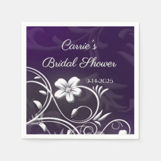 Bridal Shower custom party coasters Napkins