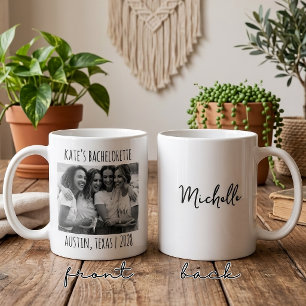 Bridal Shower   Custom Photo Bachelorette Party Coffee Mug