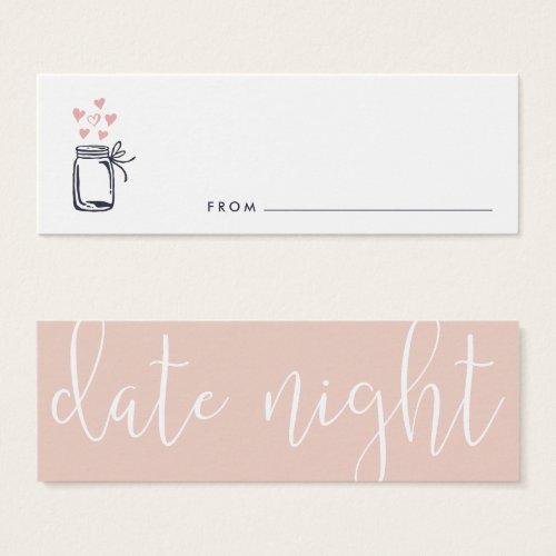 Bridal Shower Date Night Jar Cards