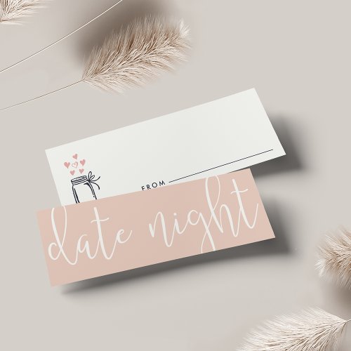 Bridal Shower Date Night Jar Cards