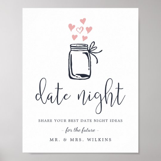 Bridal Shower Date Night Jar Printable Printable Word Searches