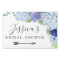 Bridal Shower Directional Yard Sign Hydrangea