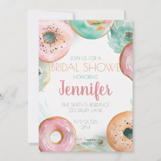 Bridal Shower - Donut Invitation