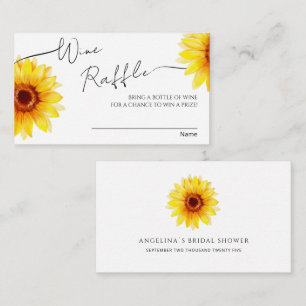 Bridal shower Enclosure Cards in a modern design.