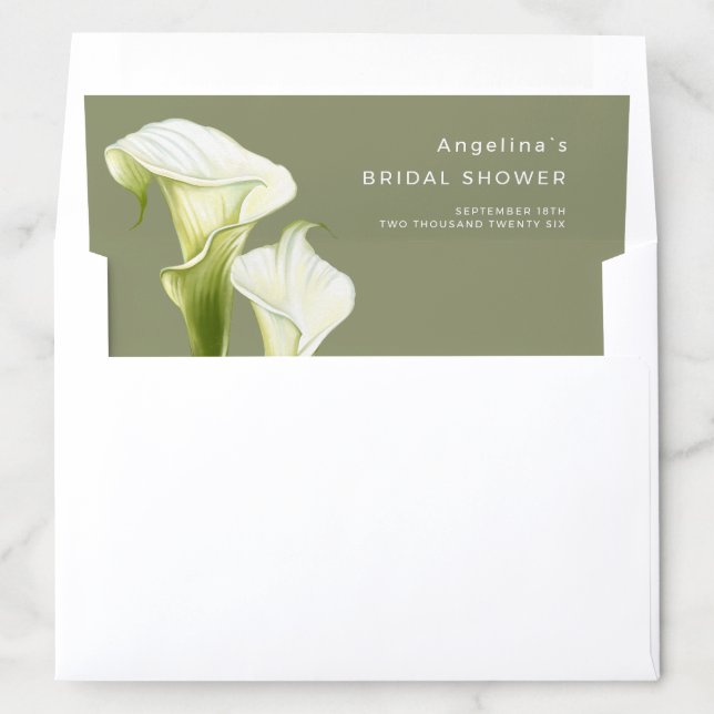 Bridal Shower Envelope Liners (In Envelope)