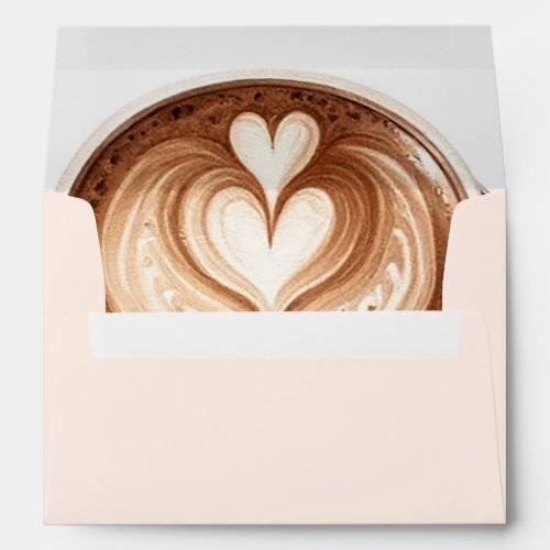 Bridal Shower Envelopes Love is Brewing Coffee