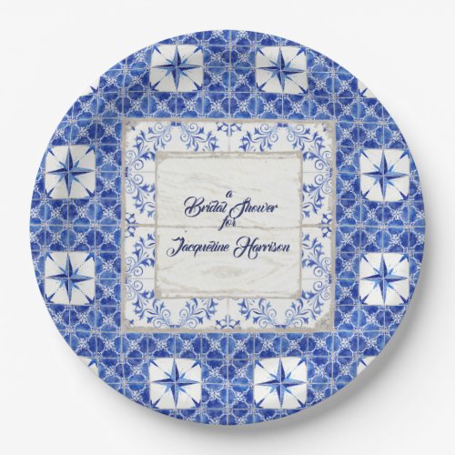 Bridal Shower European Country Rustic Farmhouse Paper Plates