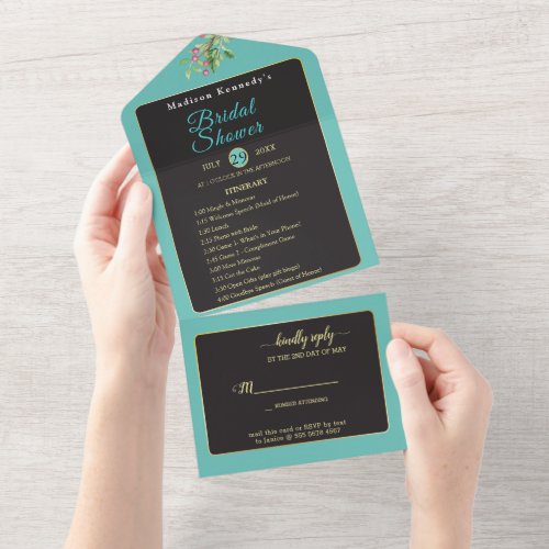 Bridal Shower Event Fab All In One Invitation
