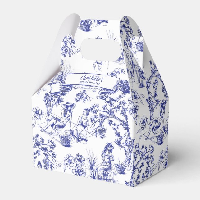 Bridal Shower Favor Box (Front Side)