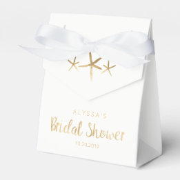 Bridal Shower Favor Box - Beach, Ocean, Starfish