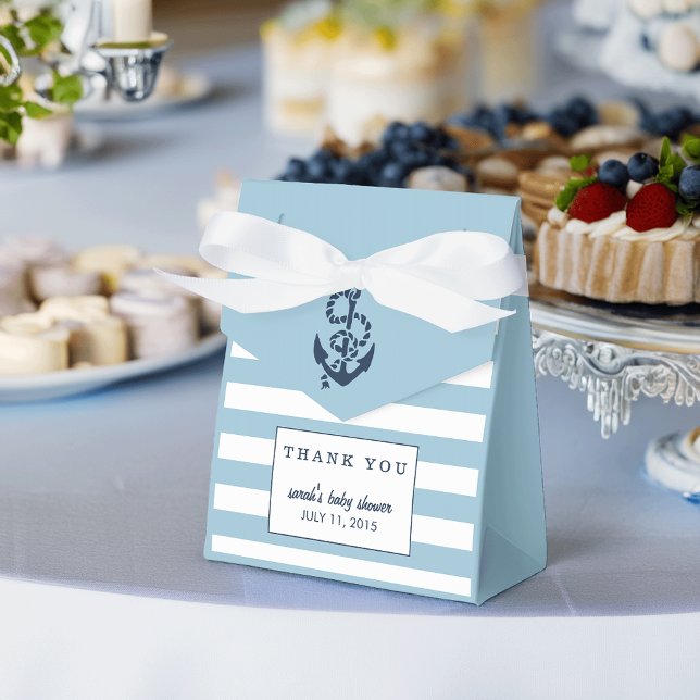 Bridal Shower Favor Boxes | Ahoy It's a Boy Blue (Creator Uploaded)