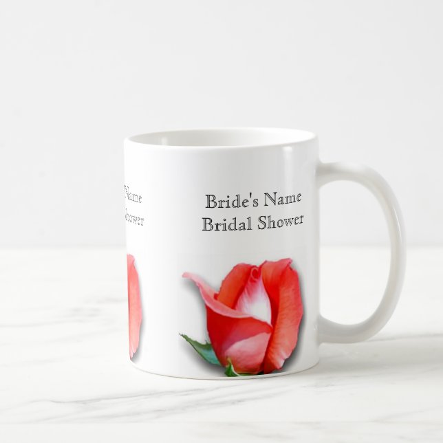 Bridal Shower Favor Coffee Mug template (Right)