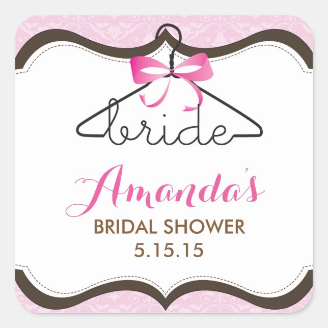 Bridal Shower Favor Labels (Front)