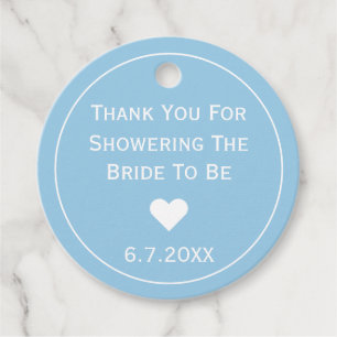 Bridal Shower Favor Tag