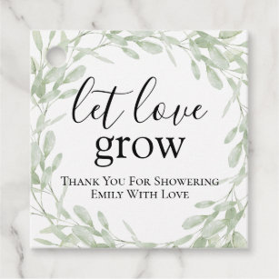 Penelope Let Love Grow Wedding/Engagement/Celebration/Event Hang Tags FS-379-014