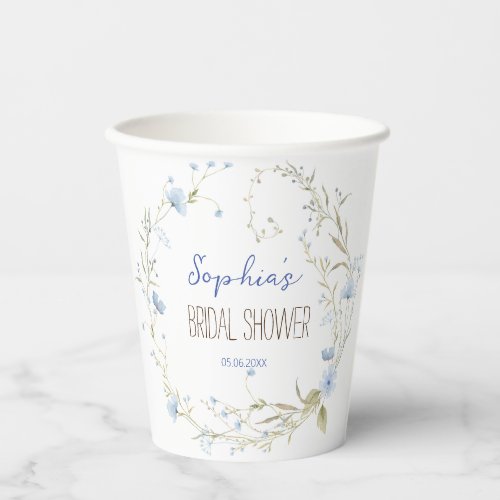 Bridal Shower Floral 8oz Paper Cup