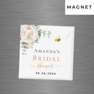 Bridal Shower floral eucalyptus greenery bee Magnet