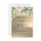 Bridal Shower Flower Brunch Green Gold Rose Rustic
