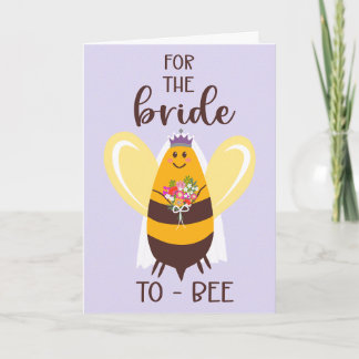 Bridal Shower for Bride to Bee Card