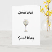 BRIDAL SHOWER FOR SPECIAL BRIDE CARD (Yellow Flower)