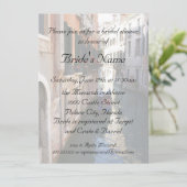 Bridal Shower for Venetian Theme Wedding Invitation (Standing Front)
