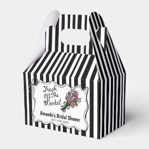  Bridal Shower Fresh Off The Market Favor Boxes
