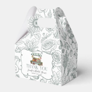  Bridal Shower Fresh Off The Market Favor Boxes