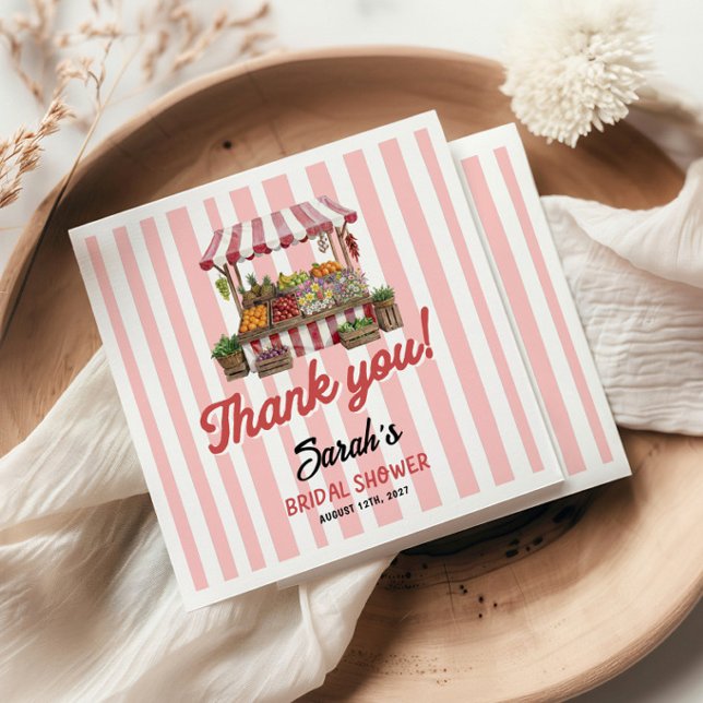 Bridal Shower Fresh Off The Market  Napkins (Creator Uploaded)