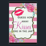 Bridal Shower Game<br><div class="desc">How many kisses are in the jar. Place Hershey kisses in a jar and have your guest guess how many kisses are in the jar. Whoever, reaches the correct answer or comes the closes will win the prize. This is a fun game for all of your guest.</div>