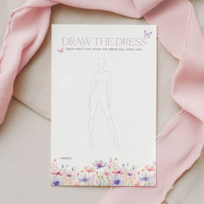 Bridal Shower Game Guess The Dress Butterflies