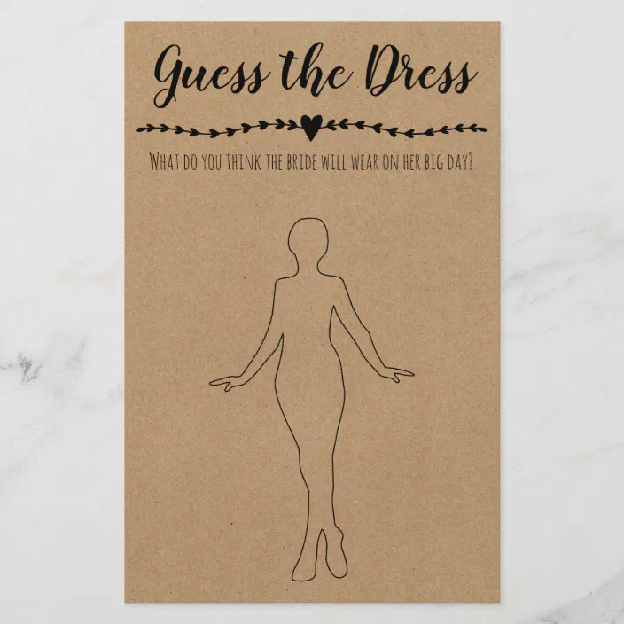 guess the wedding dress game