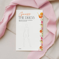 Bridal Shower Game Guess The Dress First Spritz