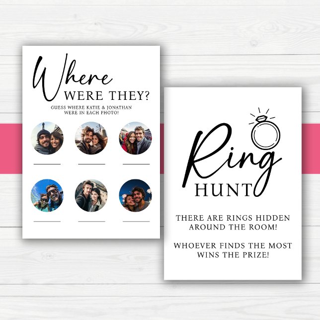 Bridal Shower Games | Ring Hunt | Photo Game (Bridal Shower Games | Ring Hunt | Photo Games)