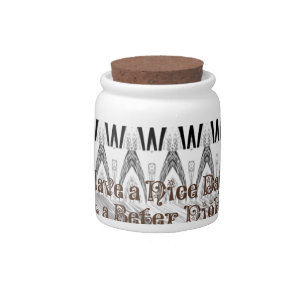 Bridal Shower Gift Art Print Candy Jar
